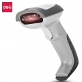 得力（deli）14880 一维码扫描枪扫码枪商品条码枪有线USB即插即用(白色)