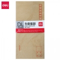 得力(deli)20张5号牛皮纸信封 邮局标准信封220*110mm3423-20