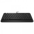双飞燕（A4TECH）KL-5 键盘 有线键盘 办公键盘 便携小键盘 笔记本键盘 USB接口 黑色
