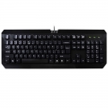 双飞燕（A4TECH）K-100 键盘 有线键盘 办公键盘 USB防水键盘 104键 黑色