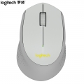 罗技（Logitech）M275(M280) 鼠标 无线鼠标 办公鼠标 右手鼠标 灰色 自营 带无线2.4G接收器