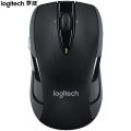 罗技（Logitech）M546(M545) 鼠标 无线鼠标 办公鼠标 对称鼠标 优联 双轴滚轮 黑色 带无线2.4G接收器