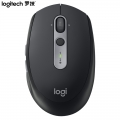 罗技（Logitech）M590 鼠标 无线蓝牙鼠标 办公鼠标 静音鼠标 对称鼠标 优联 石墨黑 带无线2.4G接收器