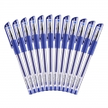 晨光(M&G)文具Q7/0.5mm蓝色中性笔 经典拔盖子弹头签字笔 办公水笔 12支/盒