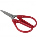 得力（deli） 6036办公剪刀 家用缝纫厨房剪刀不锈钢锋利剪纸刀 2把装 (红)