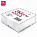 得力7600(deli)91×87mm/300页带盒便签纸便条纸便签本办公用品
