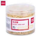 得力3213(deli)100g办公耐用乳胶圈/橡皮筋/橡胶圈/牛皮筋 财务用品 办公用品