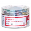 得力（deli） 800枚 0038 筒装彩色回形针/曲别针 办公用品 5筒装共800枚